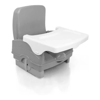 Cadeirinha De Alimentação Infantil Portátil Voyage Cake Cinza