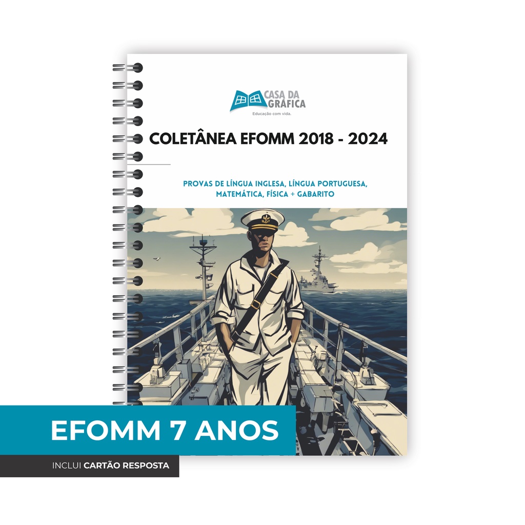 Apostila EFOMM coletânea de provas - 7 anos - 2018 - 2024