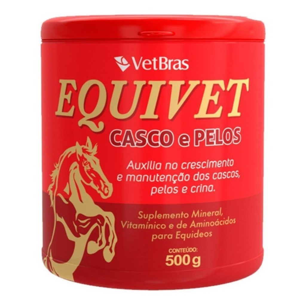 Suplemento Equivet Casco e Pelos - 500 gr | Shopee Brasil