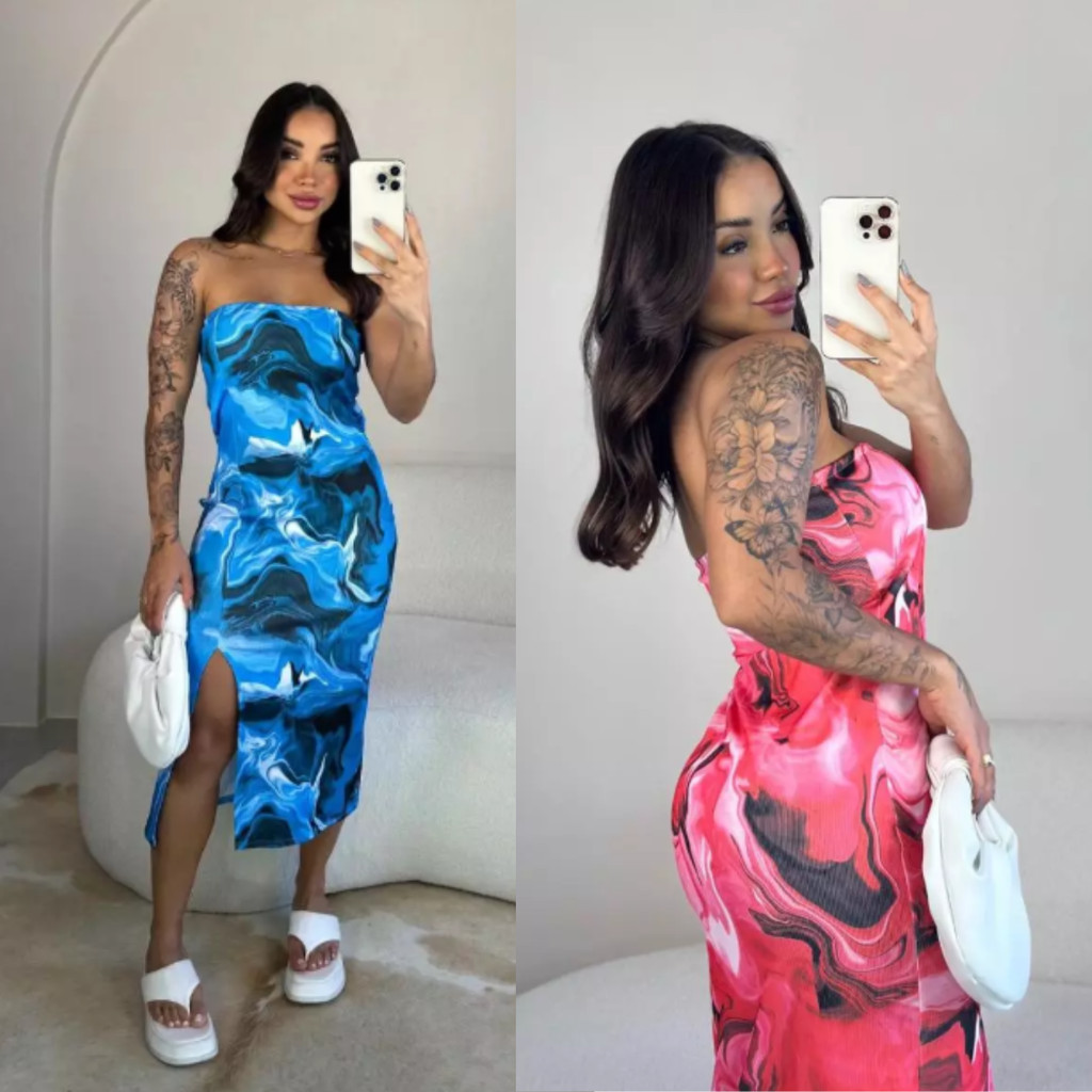 Look Para O Carnaval Vestido Tie Dye Colorido Carnaval Estilo Conforto