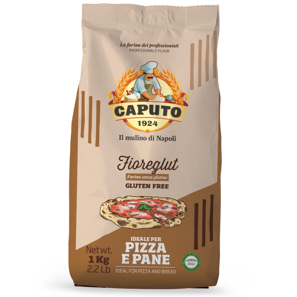 Farinha de Trigo Italiana Sem Glúten Fioreglut Caputo 1 Kg | Shopee Brasil