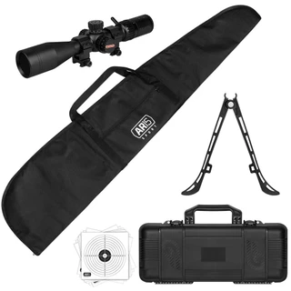 Maleta Case Rígida + Luneta T-Eagle MR PRO 4-16x44mm FFP + Capa de Carabina 120cm + Bipé Tático
