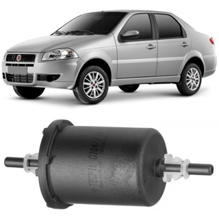 Filtro Combustível Siena 2000 A 2012 Gasolina Flex Tecfil