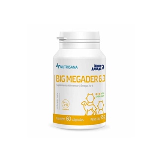 Suplemento para Cães Nutrisana Big Megader Mundo Animal 60 Capsulas