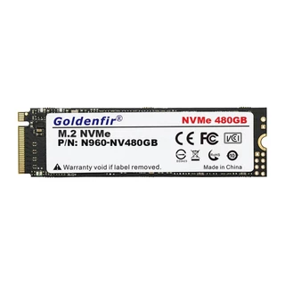 Disco Sólido Interno Goldenfir 480gb M.2 Nvme 2,400Mbs