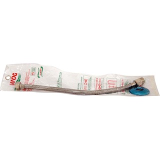 Flexível de inox trançado 40cm cromado Wog