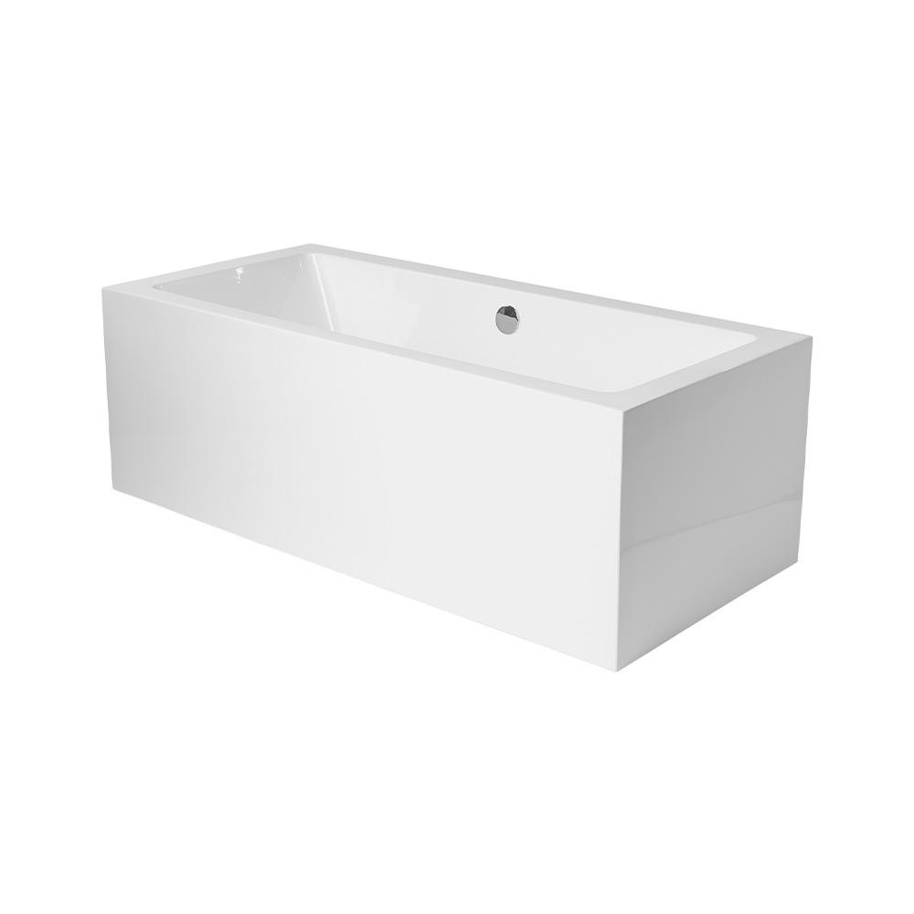 Banheira Freestanding Imersao Quartzo Pingoo - Branca