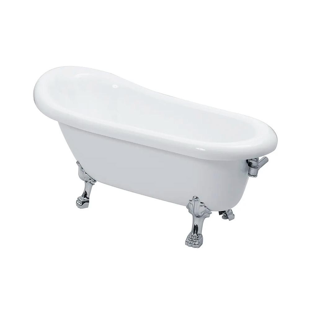 Banheira Freestanding Imersao Jade Pingoo - Branca