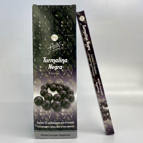 Incenso Flute Turmalina Negra - Kit com 6 Iguais ou Variados
