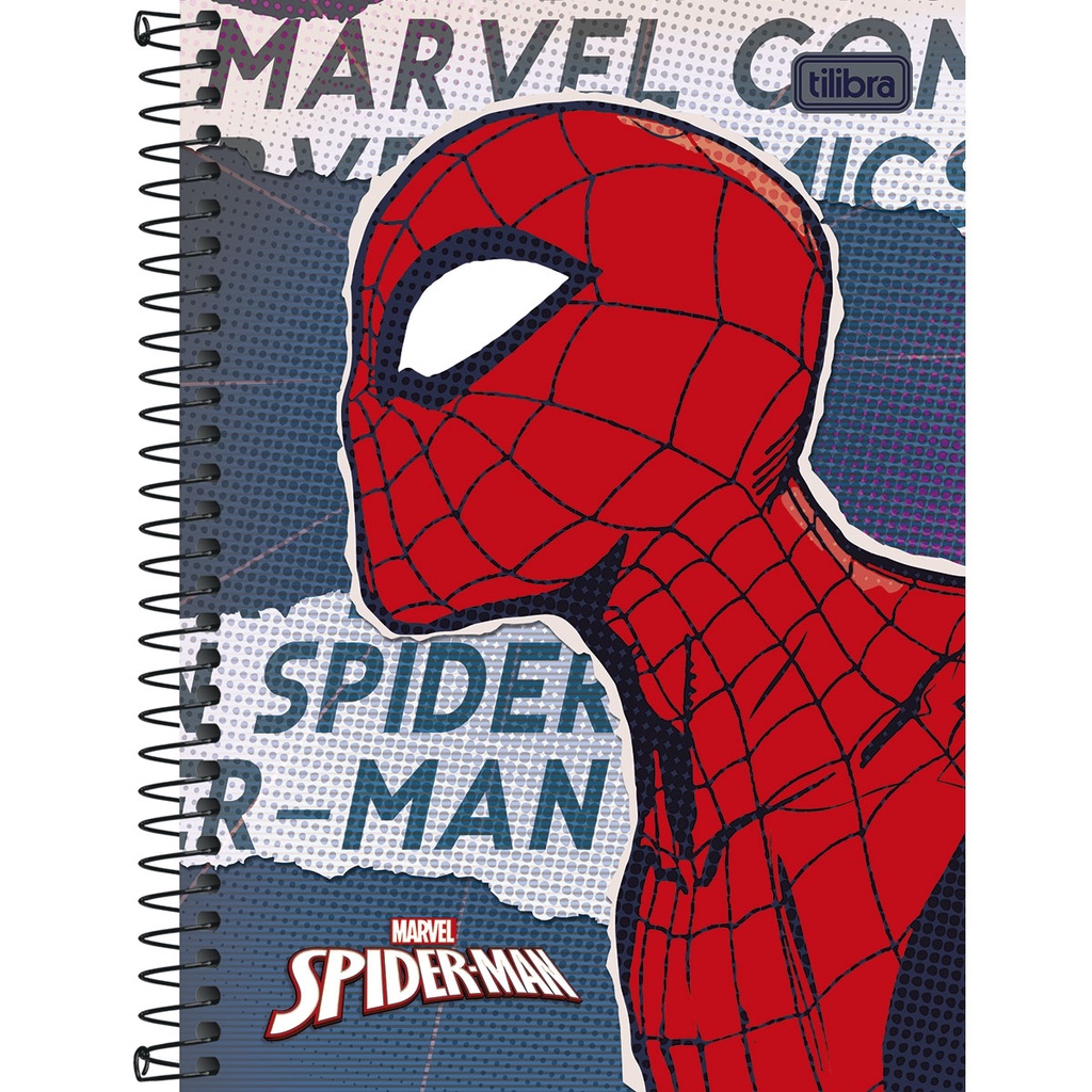 Caderno Espiral Cd 1/4 Spider-man 80 Fls Tilibra | Shopee Brasil