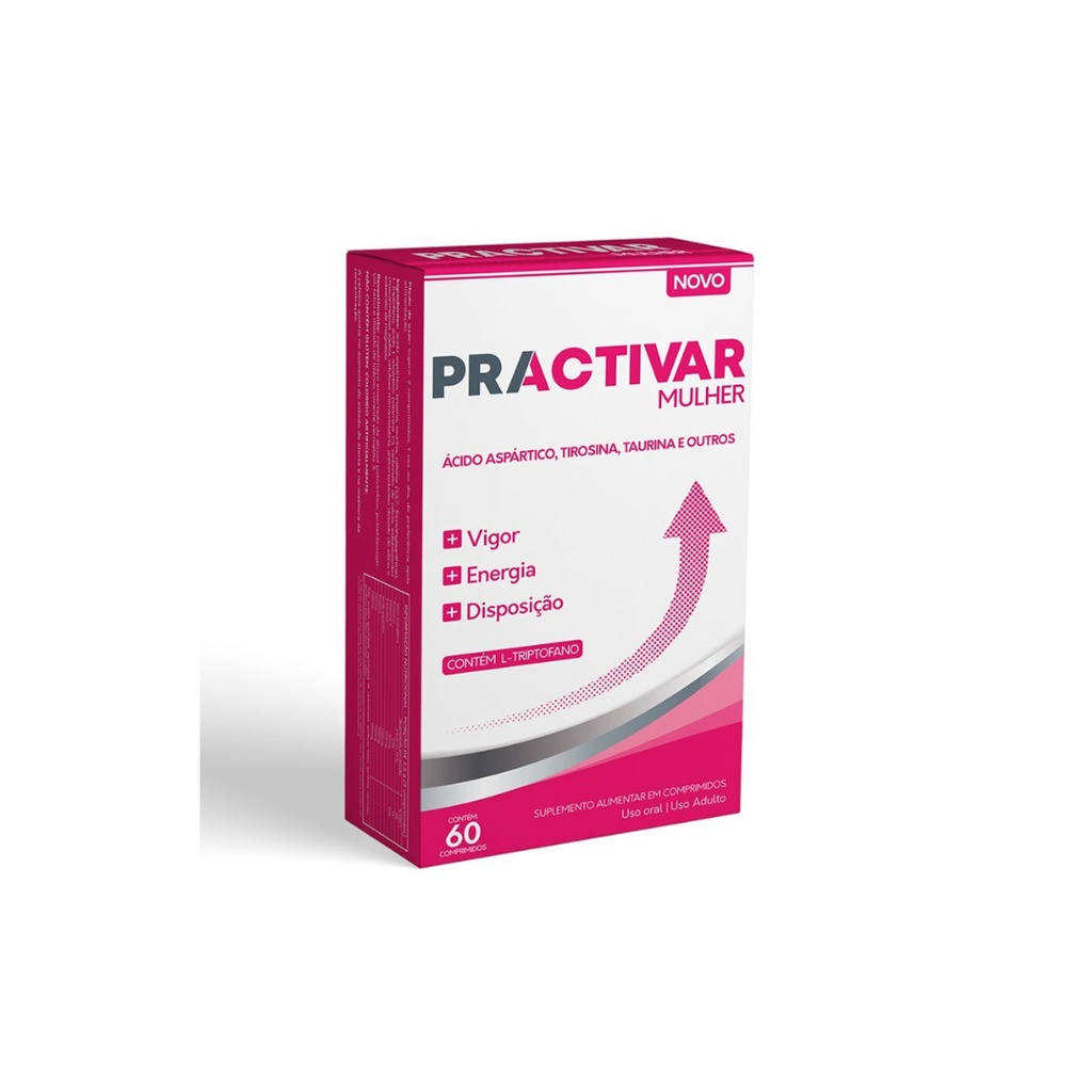 Practivar Mulher 60 Caps De Vitaminas + Energia E Disposição | Shopee ...