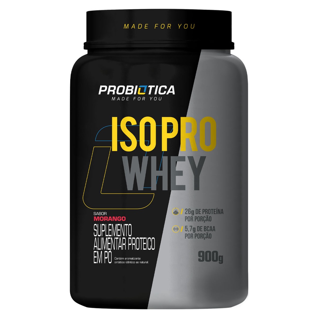 Whey Protein Isolado Pote 900g – Probiotica