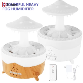 Umidificador De Queda De Chuva Água Gotejamento 7 Cores Leve Luz Nocturna Relaxante Difusor SHOPSBC3305