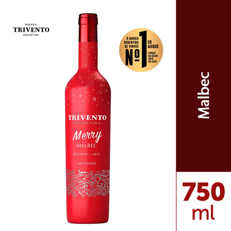 Vinho Argentino Trivento Merry Malbec 750ml 2021