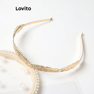 Lovito Tiara Casual Com Padrão Liso Para Mulheres LFA10077