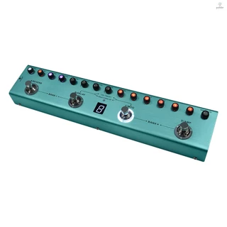 [peth] Guitarra Multi Efeitos Pedal 3 Equalizadores De Banda XLR Saída Equilibrada 3 Atrasos 3 Reverbs De BT Conexão Ty