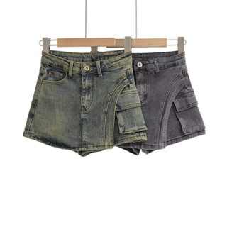 Shorts jeans de cintura baixa para mulheres, cintura baixa, rasgado, buraco  curto, jeans lavado e envelhecido, shorts jeans feminino, Azul, M