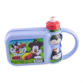Kit Lancheira Squezee Mickey Minnie Porta Lanche Escolar