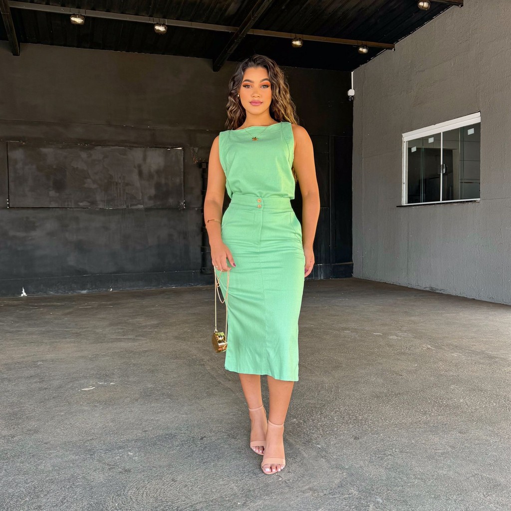 Moletinho Modelo De Conjunto Saia E Blusa Conjunto Feminino Saia