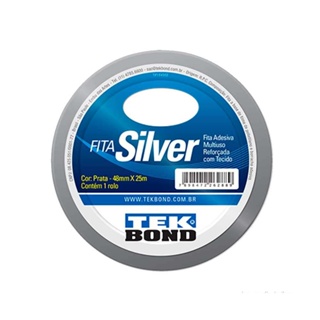 Fita silver 48mmx25m prata Tekbond