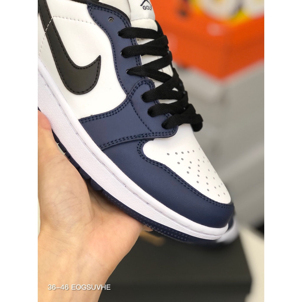 TOP Air Jordan 1 Tênis Low Golf 'White Midnight Navy' DD9315-104