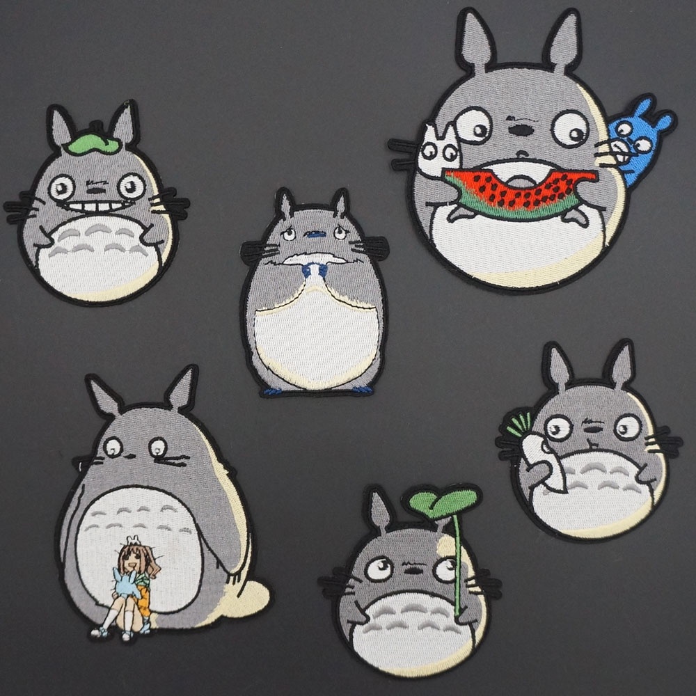 【 Customized 】 AQ Dragon Cat Anime Cartoon Cute Bordado Velcro Patch/Badges/armband/Emblem Decorativo Para Jaquetas Jeans Mochila