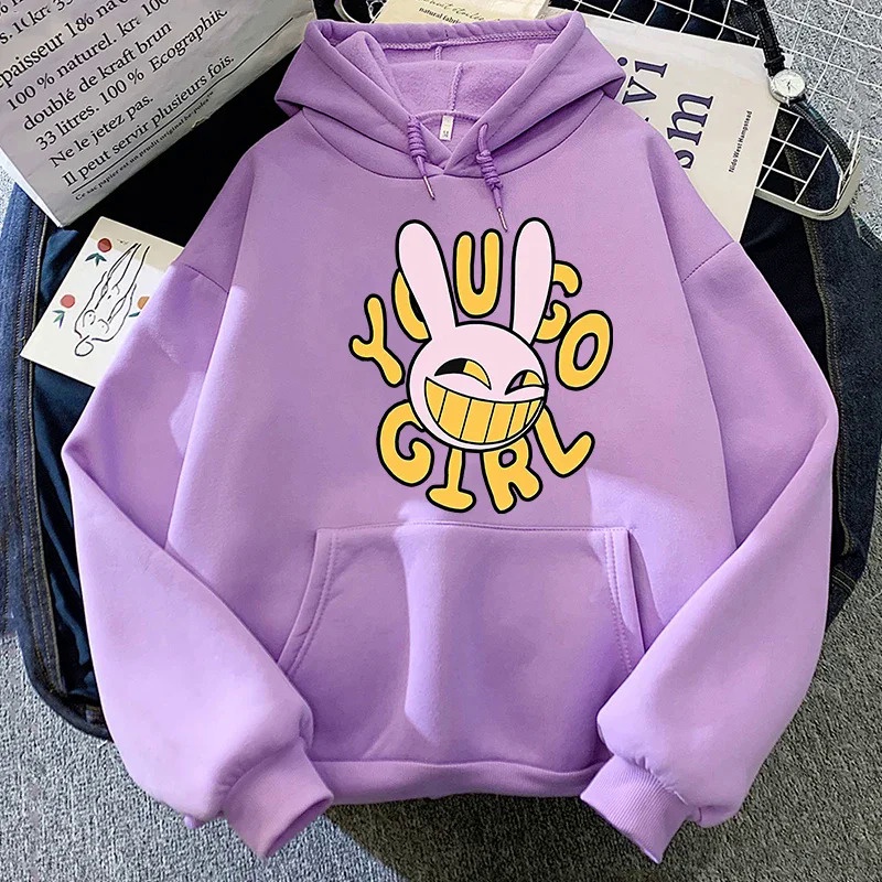 Kawaii engraçado hoodies mulheres inverno outono mulheres de