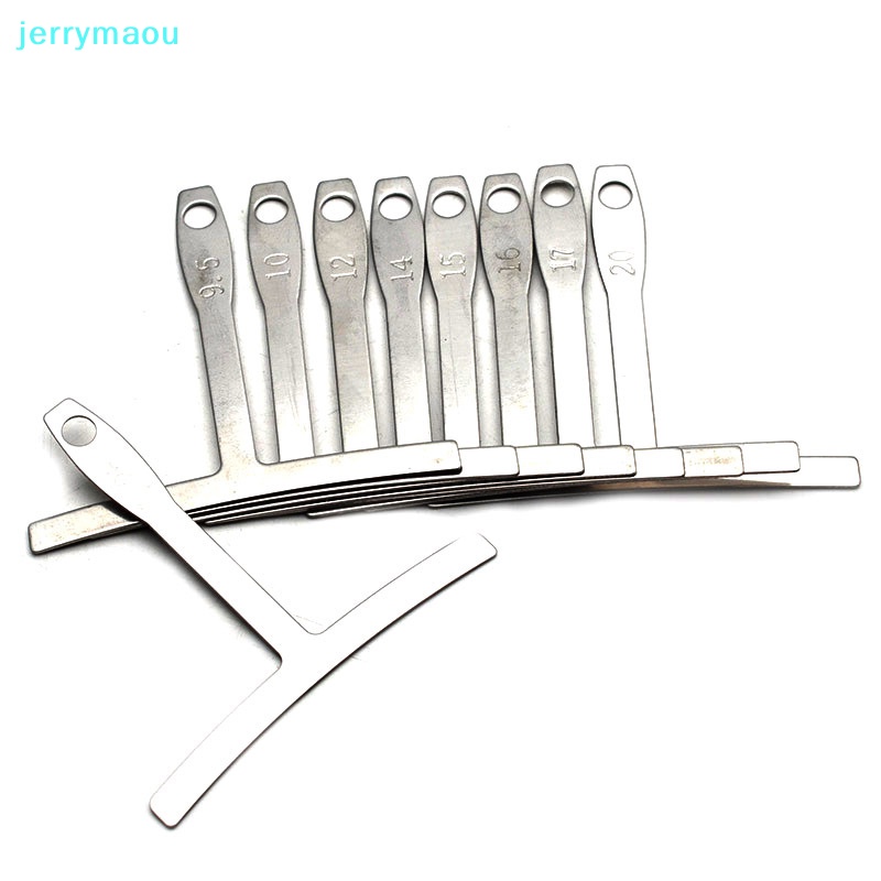 [JER] 9pcs Medida Do Raio De Subtringimento Medidor De Baixo Da Guitarra T Shape 【 HBC 】