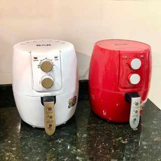 Fritadeira Elétrica Sem Óleo Airfryer 3.6L Desligamento Automatico Cesto Removivel 1400W 127v Cozinha Natal BAK