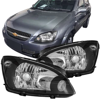 Par Farol Corsa Classic 2011 2012 2013 14 2015 2016 Mascara Negra