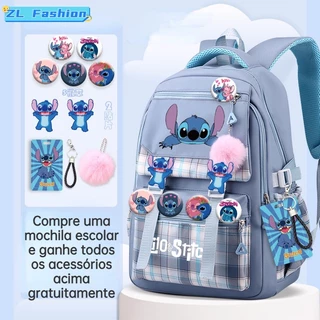 Mochila Leve Stitch Backpack Light Para Crianças De Grande Capacidade À Prova D