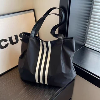 HONGDA tote bag Bolsa Saco de lona feminina Moda de grande capacidade Saco de ombro Moda bolsa de toot estudante