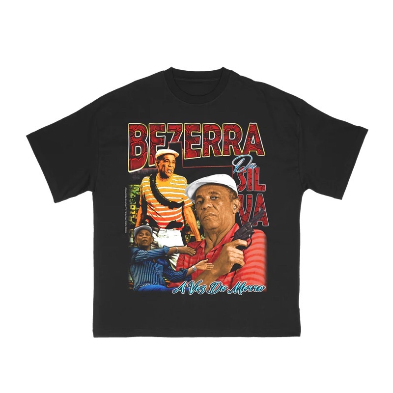Camiseta Bezerra da Silva Streetwear - Lançamento Premium - Envio Mais Rápido do Brasil - Venus Shop