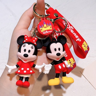 Chaveiro Mickey Mouse Anime Cartoon Minnie Mochila De Silicone Porta-Chaves