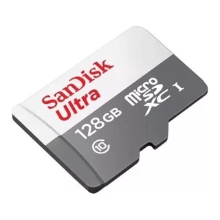 Cartão De Memória Sandisk 128gb Micro Sd Classe 10 Ultra