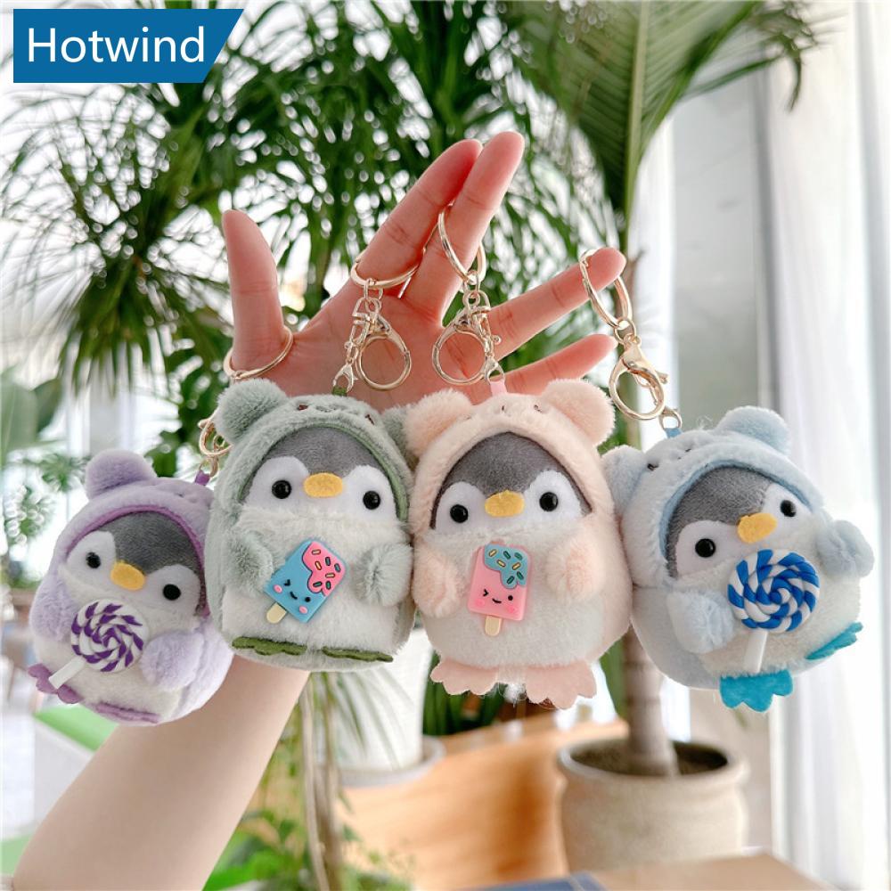 HW 10 CM Vestir Boneca Pinguim Sorvete Pequeno Pingente De Pelúcia Virada M1U8