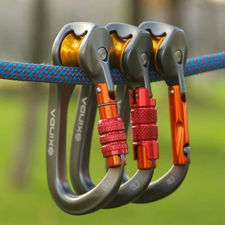 [sfhwrwk] Travamento Do Mosquetão Equipamento De Montanhismo D-Acessórios De Escalada Trava De Acampamento Com Gancho De Polia