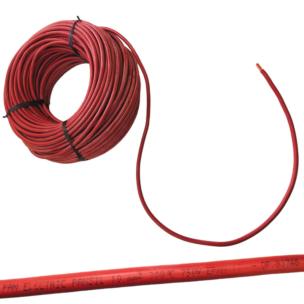 CABO PANSIL FIO SILICONE 300 °C 10 MM² 3 METROS | Shopee Brasil
