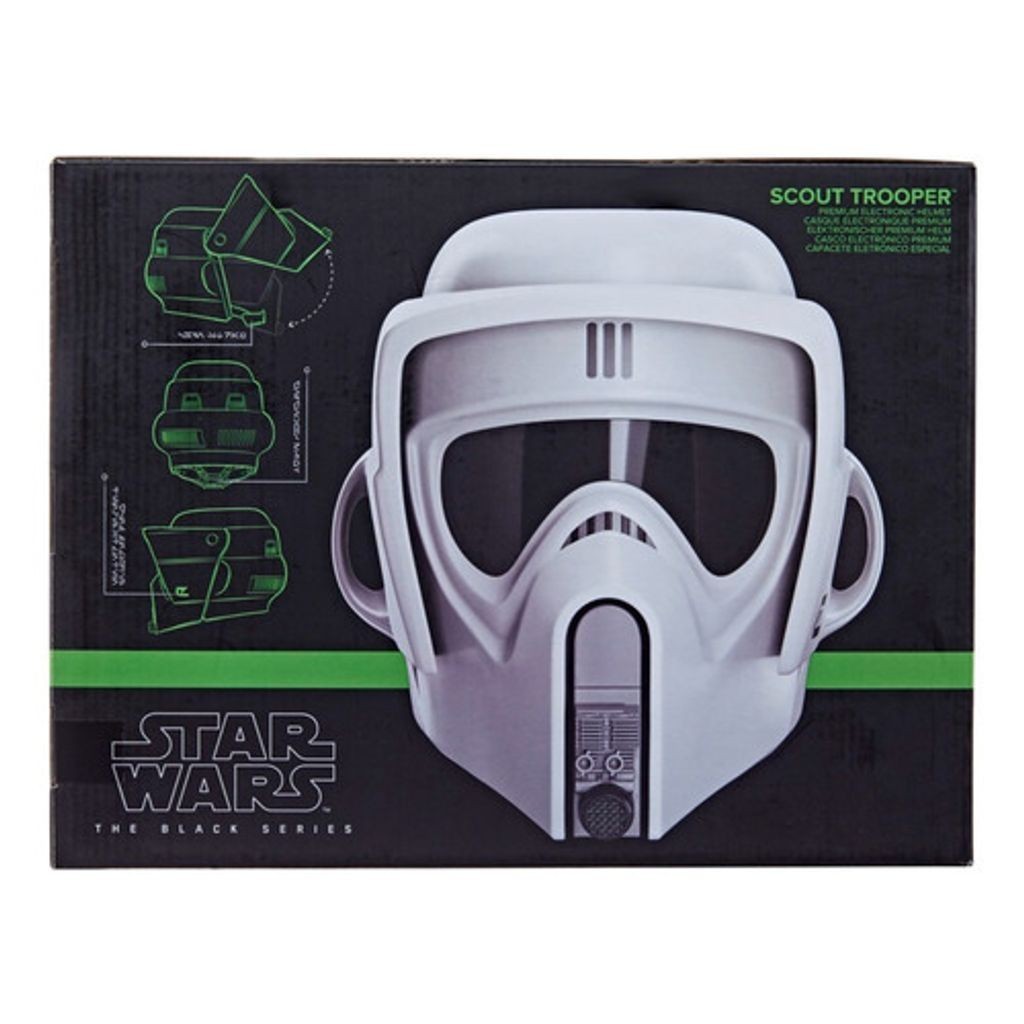 Capacete - Star Wars Sccout Trooper Peter Eletronico HASBRO