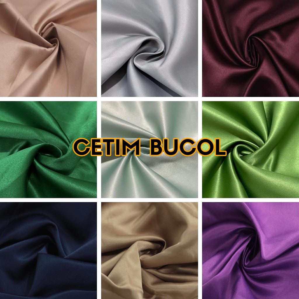 10 Metros Tecido Cetim Bucol Noivas (10m x 1,50m) | Shopee Brasil