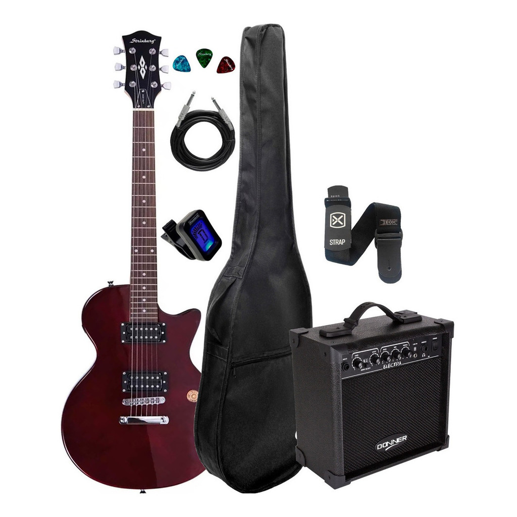 Guitarra Les Paul Strinberg Lps200 Twr Special Amplificador | Shopee Brasil