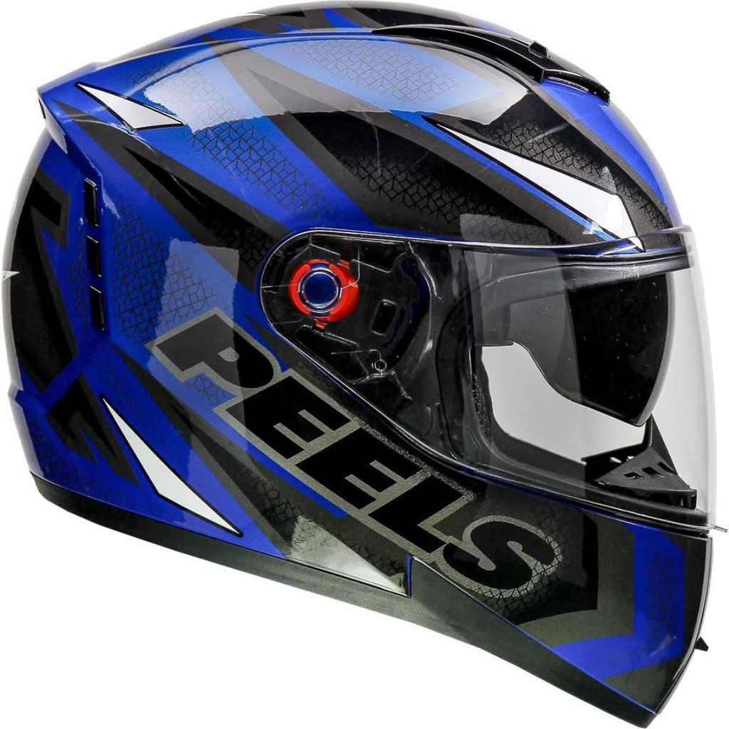 Capacete Peels Icon Pro Fast Azul Metalizado Brilho E Branco | Shopee ...