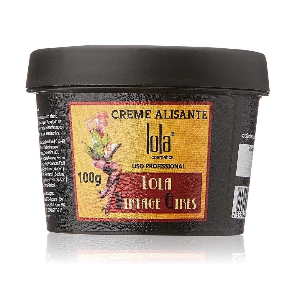 Creme Alisante Profissional Lola Vintage Girls - 100G
