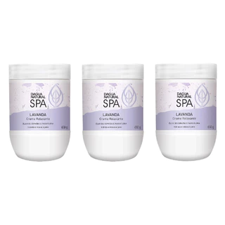Creme Relaxante Spa de Lavanda – Hidratação e Aroma Tranquilizante Kit com 3 Unidades. em Oferta na Shopee