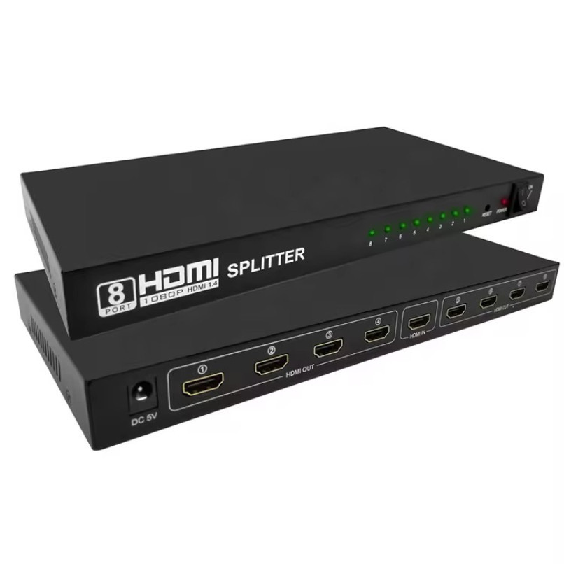 Divisor Splitter HDMI 8 Saídas 1080p 4K Knup KP-SW100