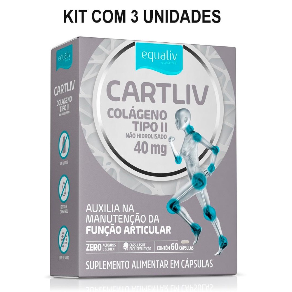 Comprar Colágeno Carti Master 40mg, caixa com 60 cápsulas