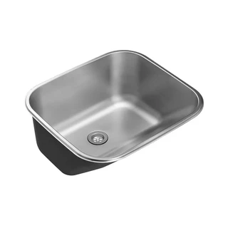Tanque Inox monobloco com válvula e sifão Atikum Pingoo