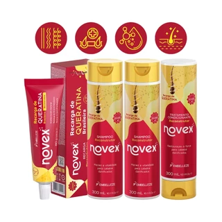 Kit Tratamento Intensivo Recarga Queratina Capilar Novex