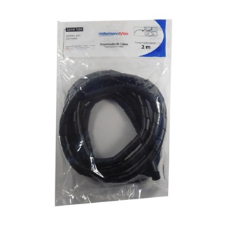 Organizador de fios HellermannTyton spiral 2m 3/4" preto