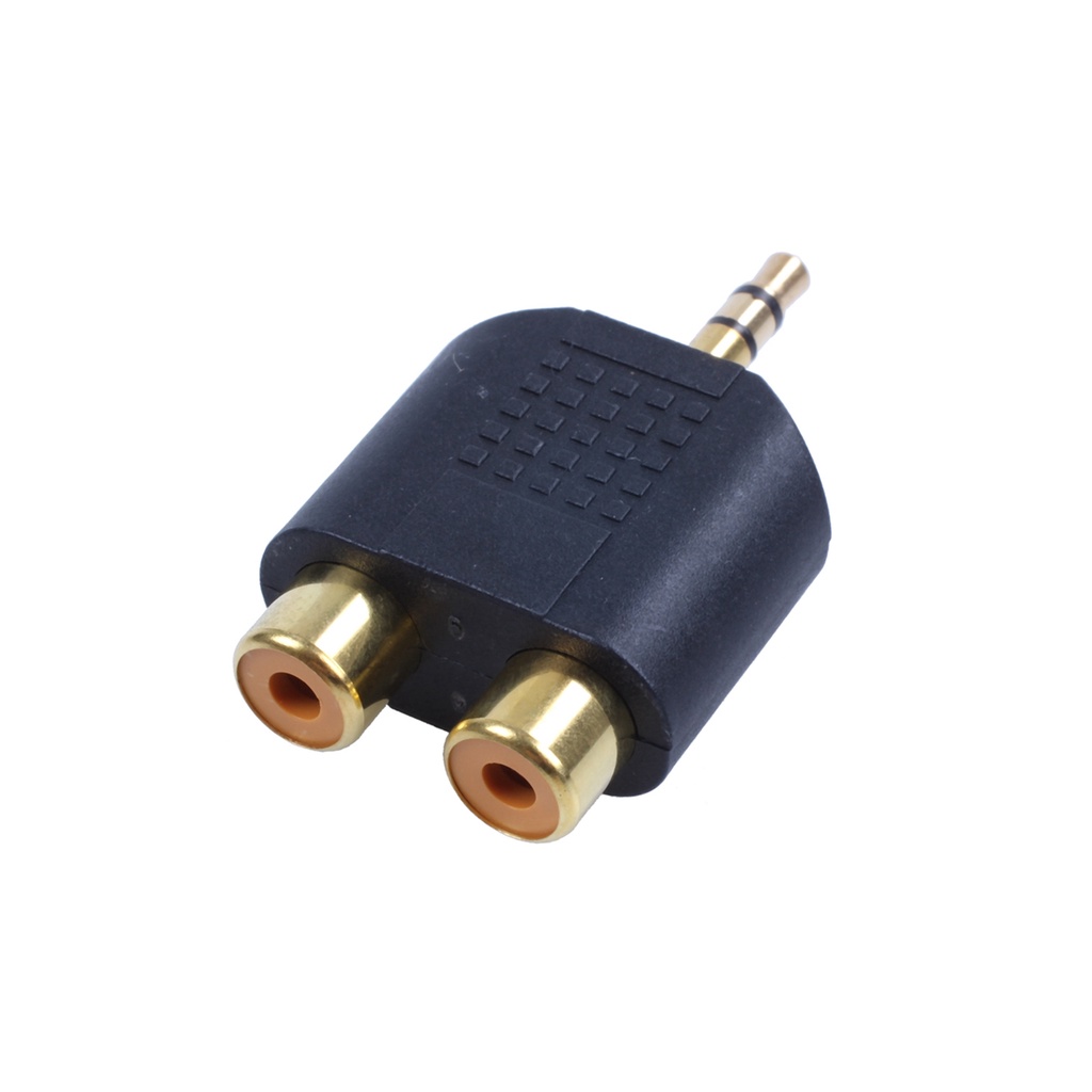 ADAPTADOR PLUG P2 MONO X 2 JACK RCA | Shopee Brasil